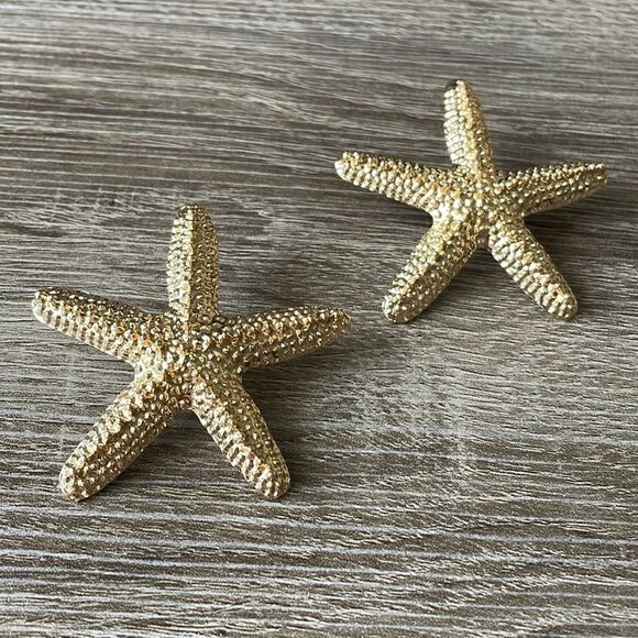 Starfish earrings N191 - Picture 3 of 5